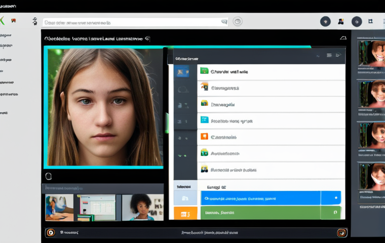 **A student customizing a modular online course interface. The interface shows options for selecting modules like "SEO," "Coding Basics," and "Conversational French." The student appears focused and engaged, highlighting personalized learning with modern technology.**
