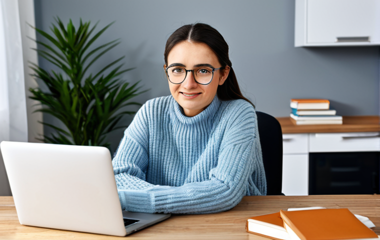 모듈식 교육과정과 평가의 중요성 - Online Learning**
"A woman in her late 20s, fully clothed in comfortable yet professional attire (e...