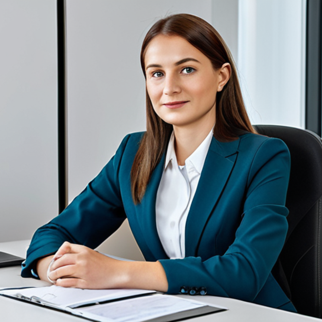 모듈식 교육과정의 질 관리 방안 - **
"A professional businesswoman in a modest business suit, sitting at a desk in a modern Warsaw of...