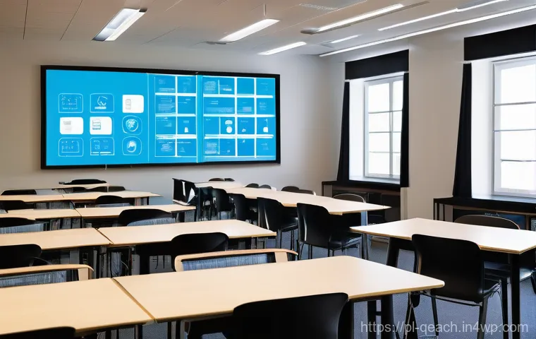 모듈식 교육과정과 교육 혁신 동향 - **Prompt 1: Future of Flexible Learning**
A bright, modern, and spacious learning environment, f...