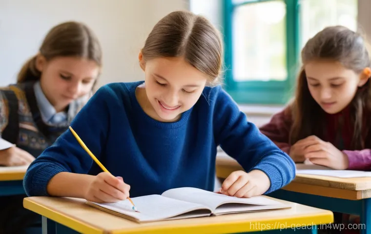 모듈식 교육과정의 문화적 적합성 - **Prompt:** A vibrant, sunlit classroom in a modern Polish school. Students of various ages, from te...